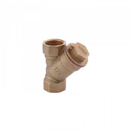 Фильтр грубой очистки для газа Karro 1/2" ВВ латунный KR-202