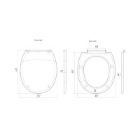 Сиденье для унитаза ANIplast с крышкой WS0100EU