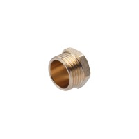Заглушка посилена LexLine 1/2" РН латунна УК1091-В