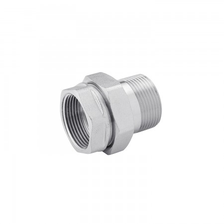 Зганяння-американка пряма Karro 3/4" ВЗ нікельована KR-3102