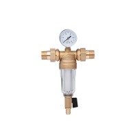 Фильтр самоочищающийся Karro 3/4" НН прозрачный, латунный KR-88044