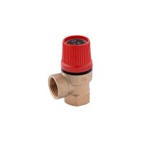 Запобіжний клапан Karro 1/2" ВВ 2,5 Bar латунний