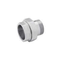 Згін-американка пряма Karro 1" ВЗ нікельована KR-3102