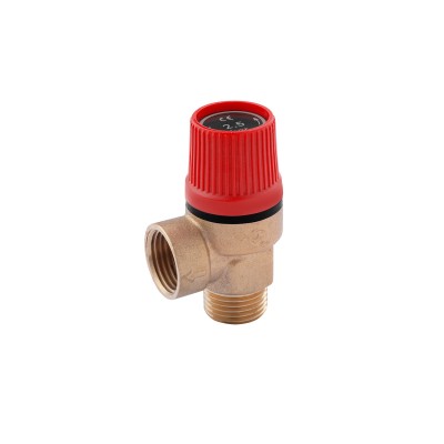 Предохранительный клапан Karro 1/2" ВН 2,5 Bar латунный Предохранительный клапан Karro 1/2" ВН 2,5 Bar латунный