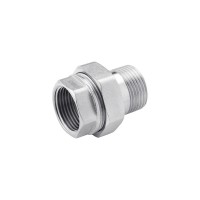 Зганяння-американка пряма Karro 1 1/4" ВЗ нікельована KR-3102