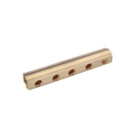 Колектор балка Karro на 5 виходів 1"x1/2" РВ латунний KR-2001