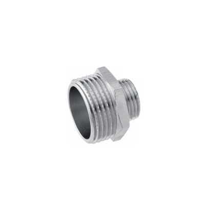Ниппель переходной Karro 1"х3/4" НН никелированный KR-3114 Ниппель переходной Karro 1"х3/4" НН никелированный KR-3114