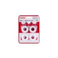 Комплект пробок для радіатора Karro 1/2" білі.