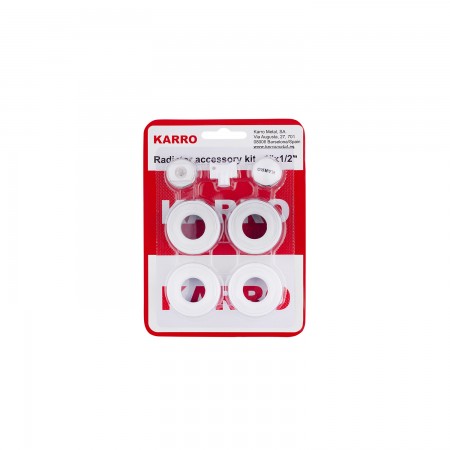Комплект пробок для радіатора Karro 1/2" білі.