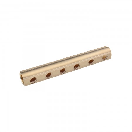 Колектор балка Karro на 6 виходів 1"x1/2" РВ латунний KR-2001