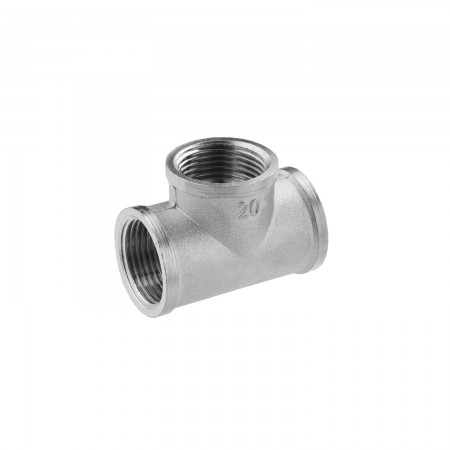 Тройник усиленный LexLine 3/4" ВВВ никелированный НК0202-Вн