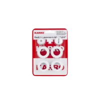 Комплект пробок для радіатора Karro 3/4" білі.