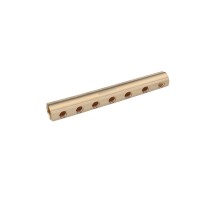 Колектор балка Karro на 7 виходів 1"x1/2" РВ латунний KR-2001