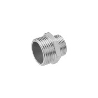 Ніпель перехідний посилений LexLine 1 1/2 "х3/4" ЗЗ нікельований НК0521-Вн