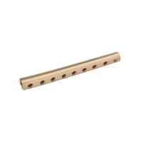 Колектор балка Karro на 9 виходів 1"x1/2" РВ латунний KR-2001