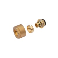 Евроконус металлопластиковый Karro 16х3/4" РВ латунный KR-1035