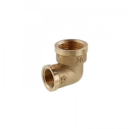 Кутник перехідний посилений LexLine 3/4 "х1/2" ВВ латунний УК0112-В