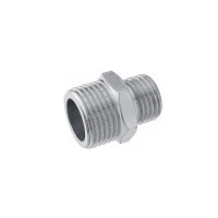 Ниппель переходной Karro 1 1/2"х1" НН никелированный KR-3114