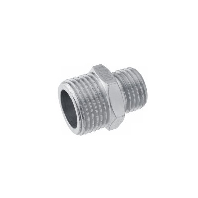 Ниппель переходной Karro 1 1/2"х1" НН никелированный KR-3114 Ниппель переходной Karro 1 1/2"х1" НН никелированный KR-3114