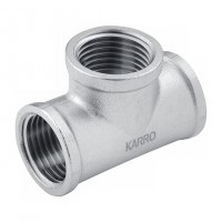 Трійник Karro 1/2" ВВВ нікельований KR-3213