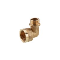 Кутник перехідний посилений LexLine 3/4 "х1/2" ВЗ латунний УК0104-В