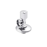 Кран приладовий для підключення Karro 1/2"х3/4" ЗЗ хромований KR-3019