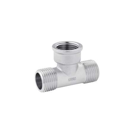 Трійник Karro 1/2" ЗВЗ нікельований KR-3213