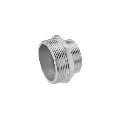 Ниппель переходной усиленный LexLine 2"х1 1/2" НН никелированный НК0520-Вн Ниппель переходной усиленный LexLine 2"х1 1/2" НН никелированный НК0520-Вн