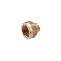 Перехід посилений LexLine 1/2 "х3/8" ВЗ латунний УК0640-В 