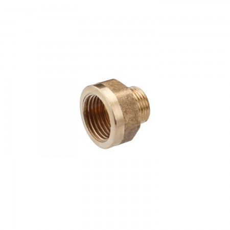 Перехід посилений LexLine 1/2 "х3/8" ВЗ латунний УК0640-В 