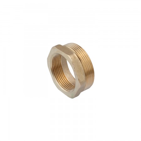Футорка посилена LexLine 2 "х1 1/2" ЗВ латунна УК0728-В