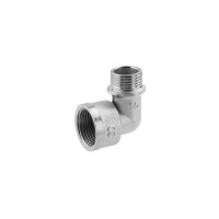 Кутник перехідний посилений LexLine 3/4 "х1/2" ВЗ нікельований НК0104-В
