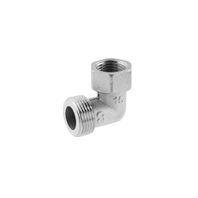 Уголок переходной усиленный LexLine 3/4"х1/2" ВН никелированный НК0121-Вн