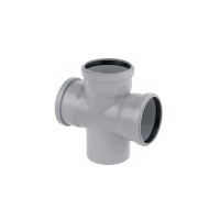 Хрестовина Rozma для внутрішньої каналізації 110х110х110/90 ° (CV017105)