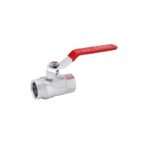 Кран кульовий Karro "Standart+" 1/2" ВВ PN40 ручка нікельований