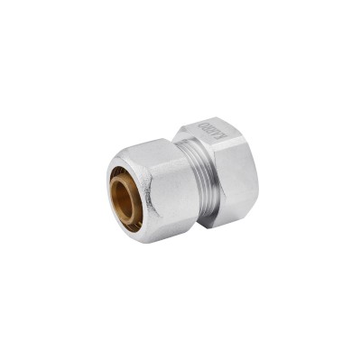 Муфта металлопластиковая Karro 20х3/4" РВ никелированная KR-0523