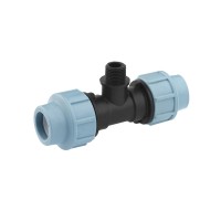 Тройник ПЭ SantehPlast 25х1/2"х25 РН