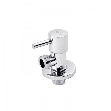 Кран приладовий для підключення Karro 1/2"х1/2" ПН хромований KR-3110