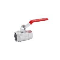 Кран кульовий Karro "Standart+" 3/4" ВВ PN40 ручка, нікельований