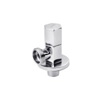 Кран приладовий для підключення Karro 1/2"х3/4" ЗЗ хромований KR-3121