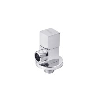 Кран приладовий для підключення Karro 1/2"х1/2" ЗЗ хромований KR-03122А