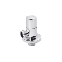 Кран приладовий для підключення Karro 1/2"х1/2" ЗЗ хромований KR-3123