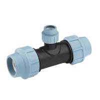 Трійник редукційний ПЕ SantehPlast 63х32х63 мм