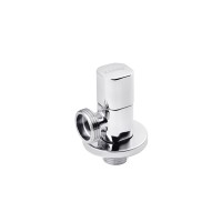 Кран приладовий для підключення Karro 1/2"х3/4" ЗЗ хромований KR-3123
