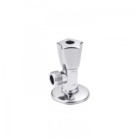 Кран приладовий для підключення Karro 1/2"х1/2" ЗЗ хромований KR-3125