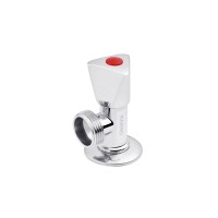 Кран приладовий для підключення Karro 1/2"х3/4" ЗЗ хромований KR-3125