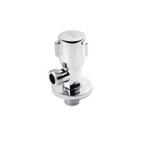 Кран приладовий для підключення Karro 1/2"х1/2" ЗЗ хромований KR-3127