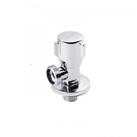 Кран приладовий для підключення Karro 1/2"х3/4" ЗЗ хромований KR-3127