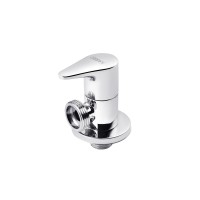 Кран приладовий для підключення Karro 1/2"х3/4" ЗЗ хромований KR-3129