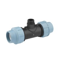 Трійник ПЕ SantehPlast 63х1 1/2" х63 РЗ